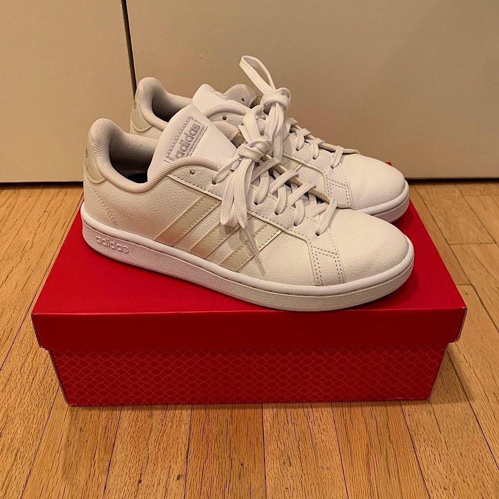 Adidas Classic White Sneakers Size 7